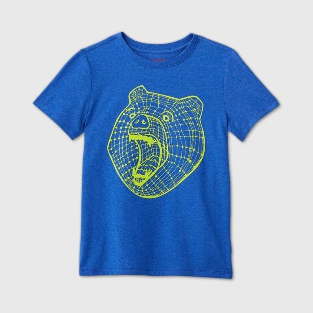 Boys' Short Sleeve 'Bear Geo' Graphic T-Shirt - Cat & Jack